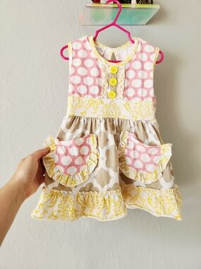 Tutu & Lulu 12-24 Month Cute Ruffle Dress